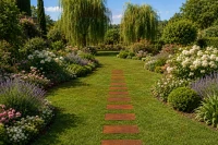 PASSO DA GIARDINO IN LAMIERA RETT 60X25